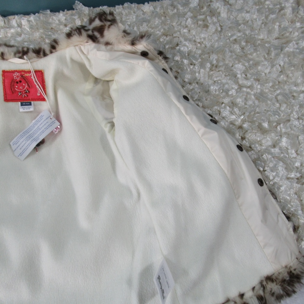 Pampolina Faux Fur Leopard Coat - Picture 5 of 5